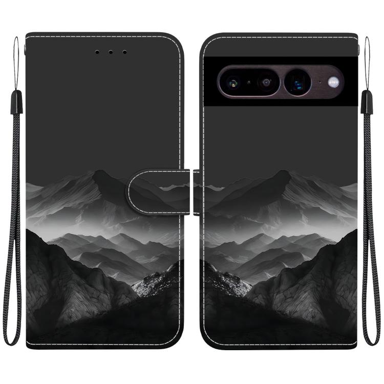 Crystal-Texture Painted Vegan Leather Phone Case, For Google Pixel 11 Pro XL / 10 Pro XL, For Google Pixel 11 / 11 Pro / 10 Pro, For Google Pixel 10a, For Google Pixel 9a, For Google Pixel 8a, For Google Pixel 8 Pro, For Google Pixel 8                 ...