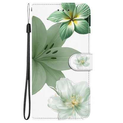 Crystal-Texture Painted Vegan Leather Phone Case, For Google Pixel 6a