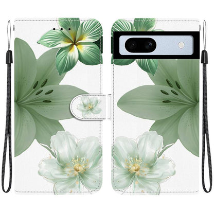 Crystal-Texture Painted Vegan Leather Phone Case, For Google Pixel 11 Pro XL / 10 Pro XL, For Google Pixel 11 / 11 Pro / 10 Pro, For Google Pixel 10a, For Google Pixel 9a, For Google Pixel 8a, For Google Pixel 8 Pro, For Google Pixel 8                 ...