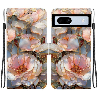 Crystal-Texture Painted Vegan Leather Phone Case, For Google Pixel 11 Pro XL / 10 Pro XL, For Google Pixel 11 / 11 Pro / 10 Pro, For Google Pixel 10a, For Google Pixel 9a, For Google Pixel 8a, For Google Pixel 8 Pro, For Google Pixel 8                 ...