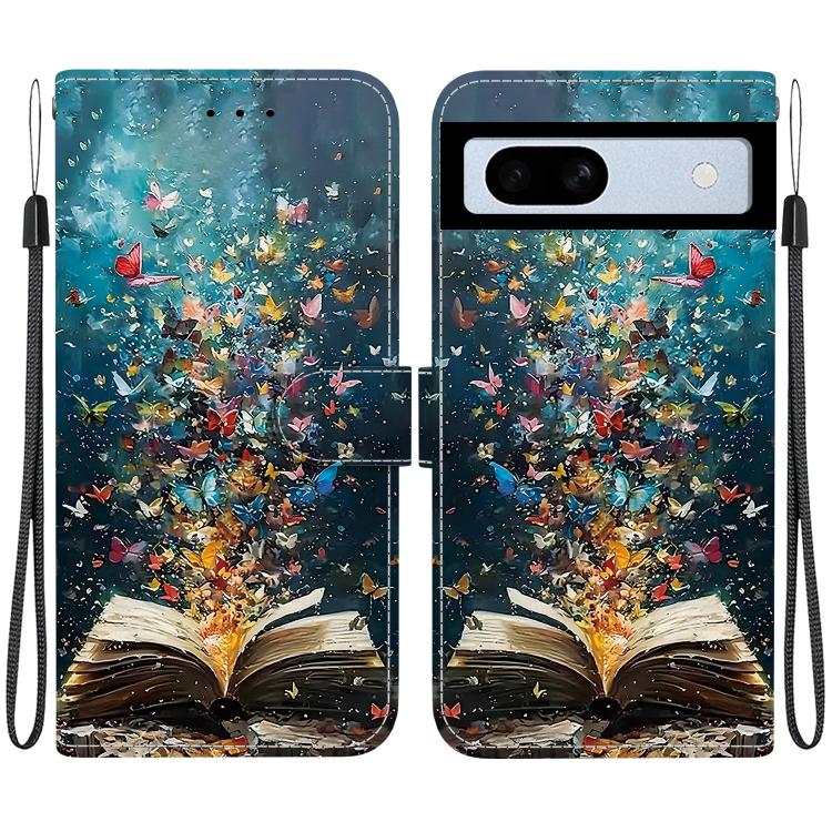 Crystal-Texture Painted Vegan Leather Phone Case, For Google Pixel 11 Pro XL / 10 Pro XL, For Google Pixel 11 / 11 Pro / 10 Pro, For Google Pixel 10a, For Google Pixel 9a, For Google Pixel 8a, For Google Pixel 8 Pro, For Google Pixel 8                 ...