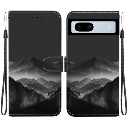 Crystal-Texture Painted Vegan Leather Phone Case, For Google Pixel 11 Pro XL / 10 Pro XL, For Google Pixel 11 / 11 Pro / 10 Pro, For Google Pixel 10a, For Google Pixel 9a, For Google Pixel 8a, For Google Pixel 8 Pro, For Google Pixel 8                 ...