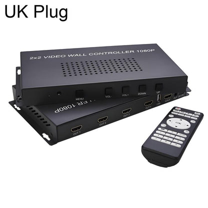NK-BT44 HDMI 2x2 High-Definition Video Adapter with USB Interface, US Plug, EU Plug, UK Plug, AU Plug