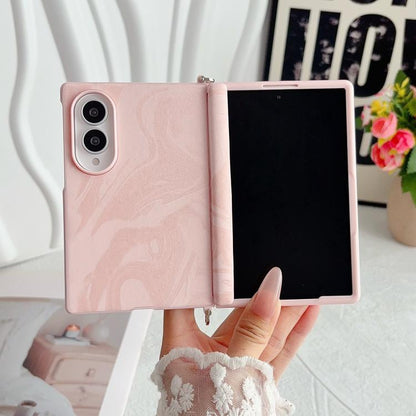 Side Clamp Magnetic Central Axis Wave Texture Phone Case, For Galaxy Z Fold8 5G