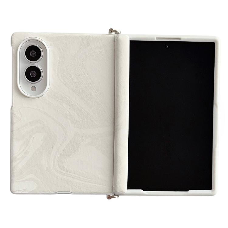 Side Clamp Magnetic Central Axis Wave Texture Phone Case, For Galaxy Z Fold8 5G