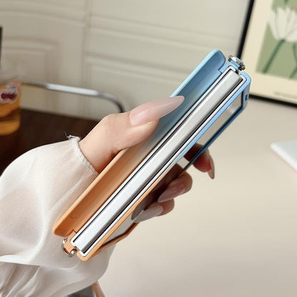 Side Clamp Magnetic Central Axis Lens-Frame Phone Case, For Galaxy Z Fold8 5G