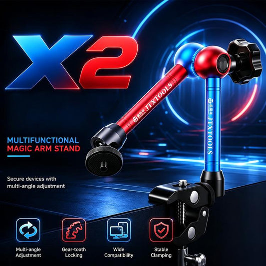 JTX X2 Multifunctional Rotated Magic Hand Universal Bracket for Curve Ammeter / Cameras / Macro Lenses