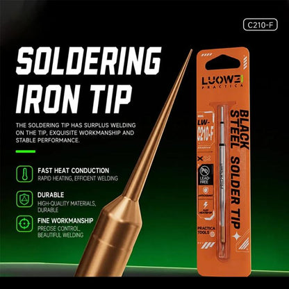 LUOWEI LW-C210-F C210 Series Fine Spot Welding and Drag Welding Soldering Iron Tip