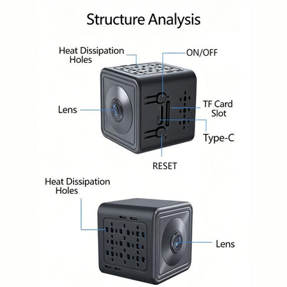 X7 1080P HD Smart WiFi IP Camera Supports Night Vision & Motion Detection, X7