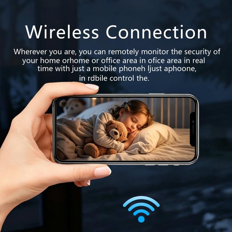 X7 1080P HD Smart WiFi IP Camera Supports Night Vision & Motion Detection, X7
