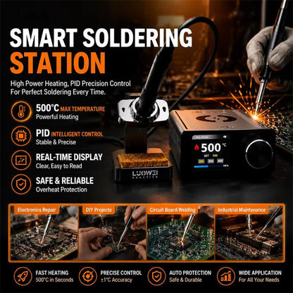 LUOWEI SS-02 180W Warrior Desktop Soldering Station, C115, C210, C245