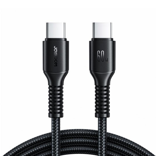 JOYROOM S-A9U Long-Lasting Series Type-C to Type-C 60W Fast Charging Data Cable, Length: 1m, Type-C to Type-C