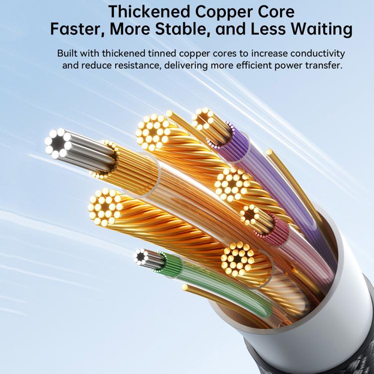 JOYROOM S-A9U Long-Lasting Series Type-C to Type-C 60W Fast Charging Data Cable, Length: 1m, Type-C to Type-C