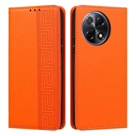 Embossed Meander Pattern RFID Vegan Leather Phone Case, For Tecno Camon 30S / 30S Pro, For Tecno Pova 6 Neo 5G / Spark 30 5G, For Tecno Spark 30 Pro 4G, For Tecno Spark 30 4G, For Tecno Spark 30C 4G, For Tecno Spark 20 Pro 5G                           ...