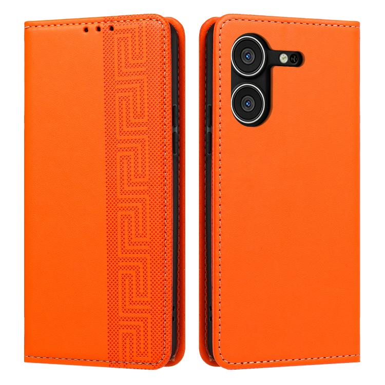 Embossed Meander Pattern RFID Vegan Leather Phone Case, For Tecno Pova 5, For Tecno Camon 20 Premier, For Tecno Camon 20 Pro 5G, For Tecno Camon 20 / 20 Pro 4G, For Tecno Spark Go 2023 / Pop 7 Pro, For Tecno Spark 10 4G / Spark 10C                     ...