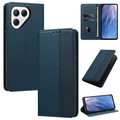 Embossed Meander Pattern RFID Vegan Leather Phone Case, For Tecno Spark 40 Pro 4G, For Tecno Spark 40 4G, For Tecno Pova 7 Ultra, For Tecno Pova 7 4G, For Tecno Spark Go 1/Go 1S/Pop 9 4G, For Tecno Camon 40 Pro 4G, For Tecno Camon 40 Premier 5G        ...