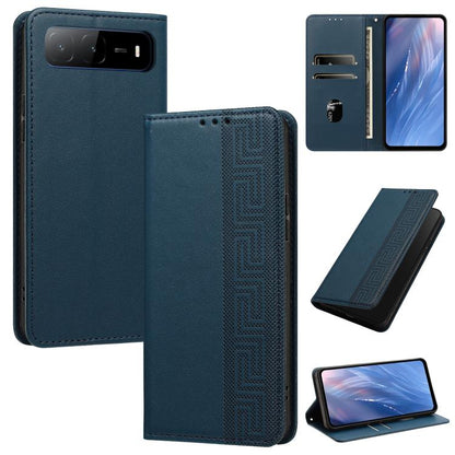 Embossed Meander Pattern RFID Vegan Leather Phone Case, For Tecno Spark Go 2024 / Spark 20 4G, For Tecno Camon 50 Pro 4G / 5G, For Tecno Spark 50 5G, For Tecno Spark 50 4G, For Tecno Camon 50 4G, For Tecno Spark Go 3, For Tecno Spark Go 2025 / Spark 40...