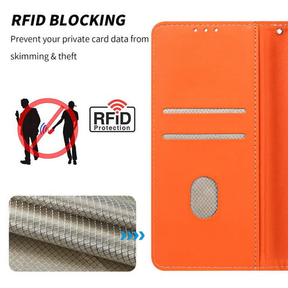 Embossed Meander Pattern RFID Vegan Leather Phone Case, For Tecno Spark Go 2024 / Spark 20 4G, For Tecno Camon 50 Pro 4G / 5G, For Tecno Spark 50 5G, For Tecno Spark 50 4G, For Tecno Camon 50 4G, For Tecno Spark Go 3, For Tecno Spark Go 2025 / Spark 40...
