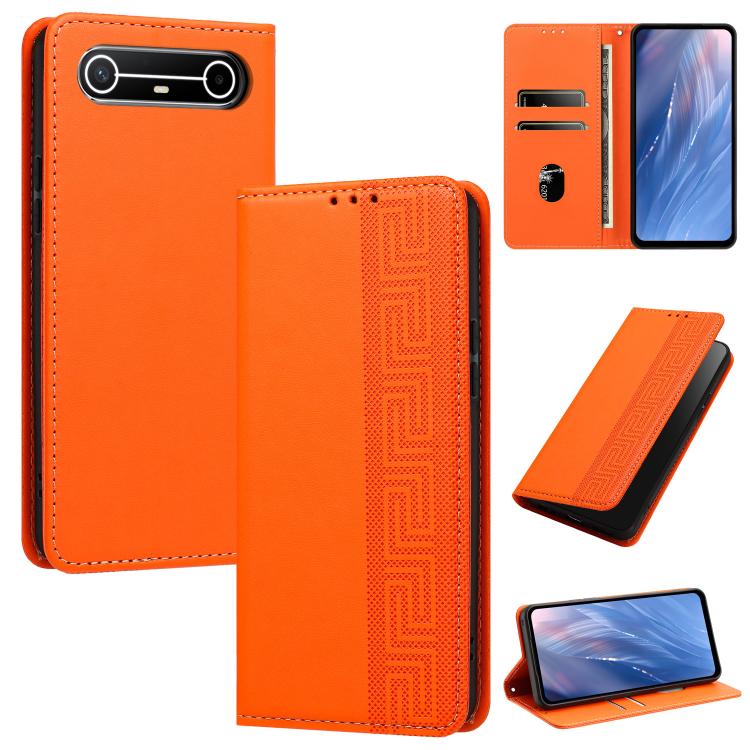 Embossed Meander Pattern RFID Vegan Leather Phone Case, For Tecno Spark Go 2024 / Spark 20 4G, For Tecno Camon 50 Pro 4G / 5G, For Tecno Spark 50 5G, For Tecno Spark 50 4G, For Tecno Camon 50 4G, For Tecno Spark Go 3, For Tecno Spark Go 2025 / Spark 40...