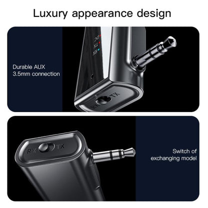 Yesido YAU41 2 in 1 Wireless Adapter 3.5mm Audio AUX Adapter BT 5.1 Transmitter Receiver For Car