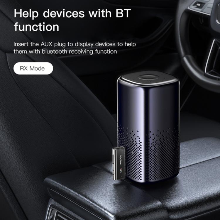 Yesido YAU41 2 in 1 Wireless Adapter 3.5mm Audio AUX Adapter BT 5.1 Transmitter Receiver For Car