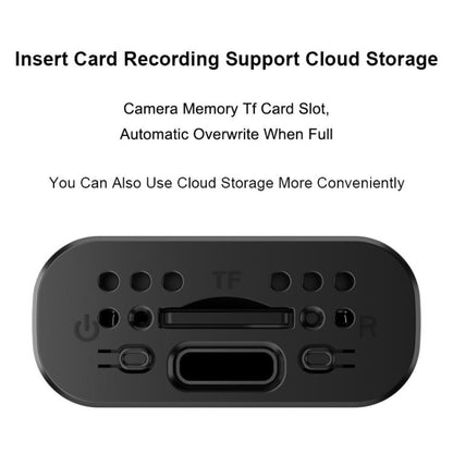 X6D 1080P Ultra HD Wide-Angle Mini Camera WiFi Wireless Remote Monitoring Recorder, X6D