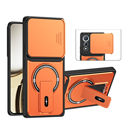 Sliding Camshield Holder Magnetic Phone Case, For Tecno Spark 50 5G, For Tecno Pova Curve 2 5G, For Tecno Pop 20 / Spark Go 3, For Tecno Spark 50 4G, For Tecno Camon 50 4G, For Tecno Spark 40C, For Tecno Pop 10 / Spark Go 2, For Tecno Spark 40 Pro+ 4G ...
