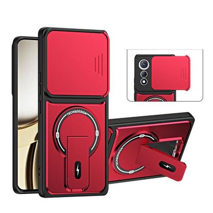 Sliding Camshield Holder Magnetic Phone Case, For Tecno Spark 50 5G, For Tecno Pova Curve 2 5G, For Tecno Pop 20 / Spark Go 3, For Tecno Spark 50 4G, For Tecno Camon 50 4G, For Tecno Spark 40C, For Tecno Pop 10 / Spark Go 2, For Tecno Spark 40 Pro+ 4G ...