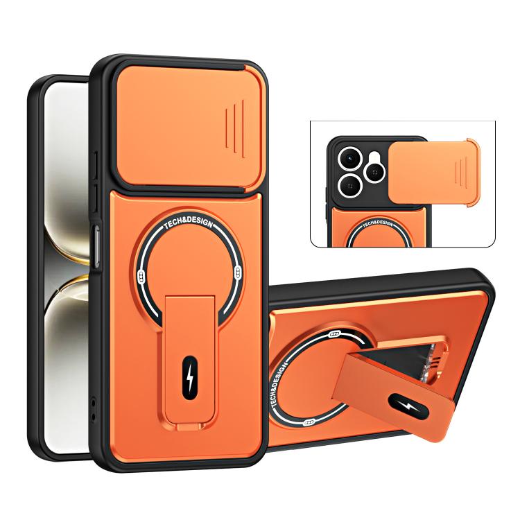 Sliding Camshield Holder Magnetic Phone Case, For Tecno Spark 50 5G, For Tecno Pova Curve 2 5G, For Tecno Pop 20 / Spark Go 3, For Tecno Spark 50 4G, For Tecno Camon 50 4G, For Tecno Spark 40C, For Tecno Pop 10 / Spark Go 2, For Tecno Spark 40 Pro+ 4G ...