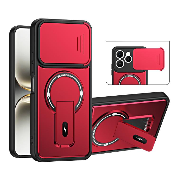 Sliding Camshield Holder Magnetic Phone Case, For Tecno Spark 50 5G, For Tecno Pova Curve 2 5G, For Tecno Pop 20 / Spark Go 3, For Tecno Spark 50 4G, For Tecno Camon 50 4G, For Tecno Spark 40C, For Tecno Pop 10 / Spark Go 2, For Tecno Spark 40 Pro+ 4G ...