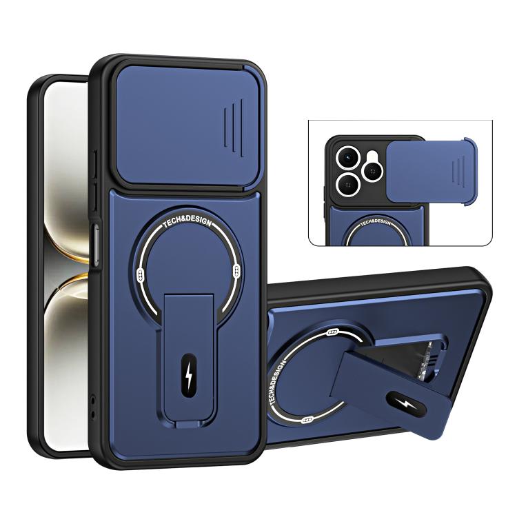 Sliding Camshield Holder Magnetic Phone Case, For Tecno Spark 50 5G, For Tecno Pova Curve 2 5G, For Tecno Pop 20 / Spark Go 3, For Tecno Spark 50 4G, For Tecno Camon 50 4G, For Tecno Spark 40C, For Tecno Pop 10 / Spark Go 2, For Tecno Spark 40 Pro+ 4G ...