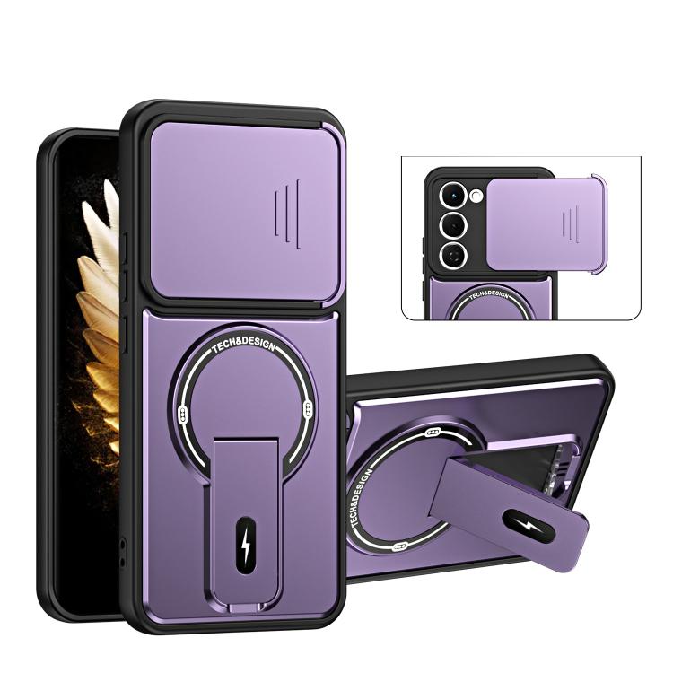 Sliding Camshield Holder Magnetic Phone Case, For Tecno Spark 50 5G, For Tecno Pova Curve 2 5G, For Tecno Pop 20 / Spark Go 3, For Tecno Spark 50 4G, For Tecno Camon 50 4G, For Tecno Spark 40C, For Tecno Pop 10 / Spark Go 2, For Tecno Spark 40 Pro+ 4G ...