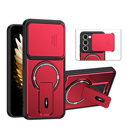 Sliding Camshield Holder Magnetic Phone Case, For Tecno Spark 50 5G, For Tecno Pova Curve 2 5G, For Tecno Pop 20 / Spark Go 3, For Tecno Spark 50 4G, For Tecno Camon 50 4G, For Tecno Spark 40C, For Tecno Pop 10 / Spark Go 2, For Tecno Spark 40 Pro+ 4G ...