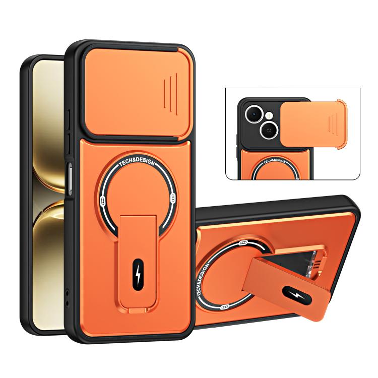 Sliding Camshield Holder Magnetic Phone Case, For Tecno Spark 50 5G, For Tecno Pova Curve 2 5G, For Tecno Pop 20 / Spark Go 3, For Tecno Spark 50 4G, For Tecno Camon 50 4G, For Tecno Spark 40C, For Tecno Pop 10 / Spark Go 2, For Tecno Spark 40 Pro+ 4G ...