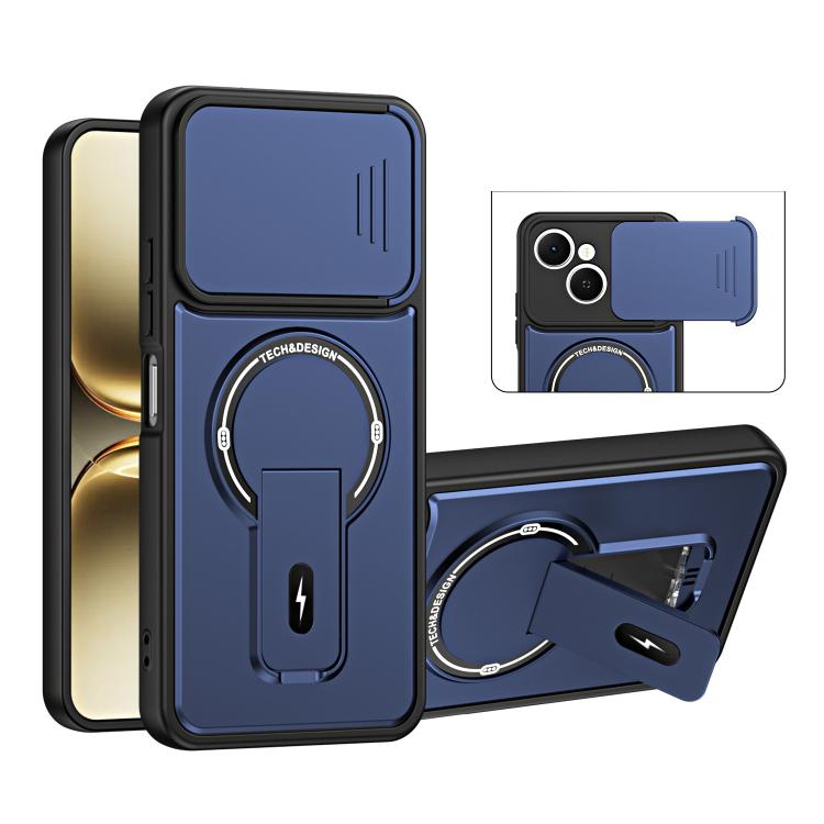 Sliding Camshield Holder Magnetic Phone Case, For Tecno Spark 50 5G, For Tecno Pova Curve 2 5G, For Tecno Pop 20 / Spark Go 3, For Tecno Spark 50 4G, For Tecno Camon 50 4G, For Tecno Spark 40C, For Tecno Pop 10 / Spark Go 2, For Tecno Spark 40 Pro+ 4G ...