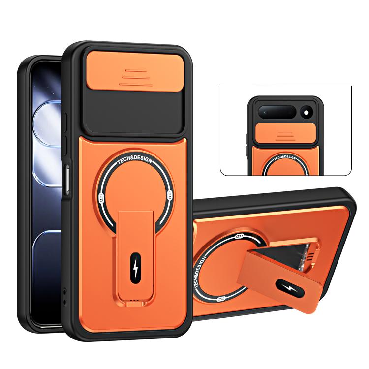 Sliding Camshield Holder Magnetic Phone Case, For Tecno Spark 50 5G, For Tecno Pova Curve 2 5G, For Tecno Pop 20 / Spark Go 3, For Tecno Spark 50 4G, For Tecno Camon 50 4G, For Tecno Spark 40C, For Tecno Pop 10 / Spark Go 2, For Tecno Spark 40 Pro+ 4G ...