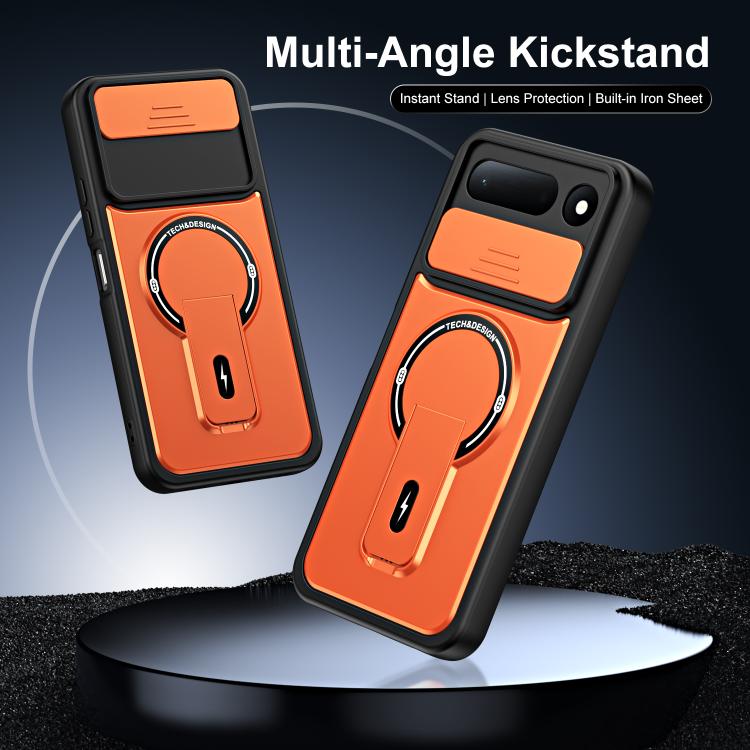 Sliding Camshield Holder Magnetic Phone Case, For Tecno Spark 50 5G, For Tecno Pova Curve 2 5G, For Tecno Pop 20 / Spark Go 3, For Tecno Spark 50 4G, For Tecno Camon 50 4G, For Tecno Spark 40C, For Tecno Pop 10 / Spark Go 2, For Tecno Spark 40 Pro+ 4G ...