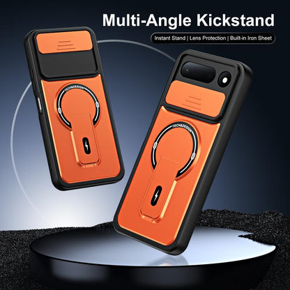 Sliding Camshield Holder Magnetic Phone Case, For Tecno Spark 50 5G, For Tecno Pova Curve 2 5G, For Tecno Pop 20 / Spark Go 3, For Tecno Spark 50 4G, For Tecno Camon 50 4G, For Tecno Spark 40C, For Tecno Pop 10 / Spark Go 2, For Tecno Spark 40 Pro+ 4G ...