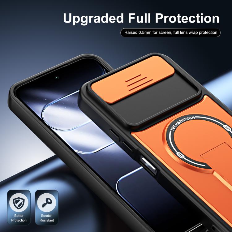 Sliding Camshield Holder Magnetic Phone Case, For Tecno Spark 50 5G, For Tecno Pova Curve 2 5G, For Tecno Pop 20 / Spark Go 3, For Tecno Spark 50 4G, For Tecno Camon 50 4G, For Tecno Spark 40C, For Tecno Pop 10 / Spark Go 2, For Tecno Spark 40 Pro+ 4G ...
