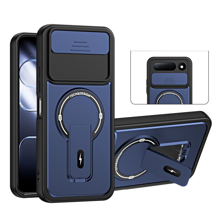 Sliding Camshield Holder Magnetic Phone Case, For Tecno Spark 50 5G, For Tecno Pova Curve 2 5G, For Tecno Pop 20 / Spark Go 3, For Tecno Spark 50 4G, For Tecno Camon 50 4G, For Tecno Spark 40C, For Tecno Pop 10 / Spark Go 2, For Tecno Spark 40 Pro+ 4G ...