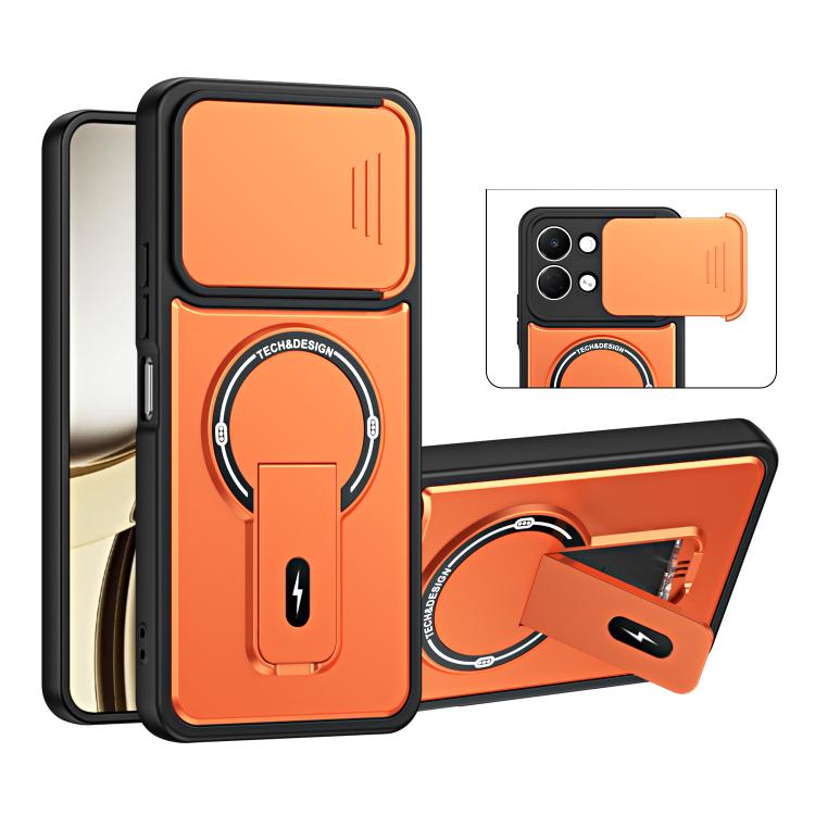 Sliding Camshield Holder Magnetic Phone Case, For Tecno Spark 50 5G, For Tecno Pova Curve 2 5G, For Tecno Pop 20 / Spark Go 3, For Tecno Spark 50 4G, For Tecno Camon 50 4G, For Tecno Spark 40C, For Tecno Pop 10 / Spark Go 2, For Tecno Spark 40 Pro+ 4G ...
