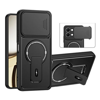 Sliding Camshield Holder Magnetic Phone Case, For Tecno Spark 50 5G, For Tecno Pova Curve 2 5G, For Tecno Pop 20 / Spark Go 3, For Tecno Spark 50 4G, For Tecno Camon 50 4G, For Tecno Spark 40C, For Tecno Pop 10 / Spark Go 2, For Tecno Spark 40 Pro+ 4G ...