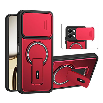 Sliding Camshield Holder Magnetic Phone Case, For Tecno Spark 50 5G, For Tecno Pova Curve 2 5G, For Tecno Pop 20 / Spark Go 3, For Tecno Spark 50 4G, For Tecno Camon 50 4G, For Tecno Spark 40C, For Tecno Pop 10 / Spark Go 2, For Tecno Spark 40 Pro+ 4G ...
