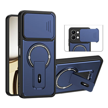 Sliding Camshield Holder Magnetic Phone Case, For Tecno Spark 50 5G, For Tecno Pova Curve 2 5G, For Tecno Pop 20 / Spark Go 3, For Tecno Spark 50 4G, For Tecno Camon 50 4G, For Tecno Spark 40C, For Tecno Pop 10 / Spark Go 2, For Tecno Spark 40 Pro+ 4G ...