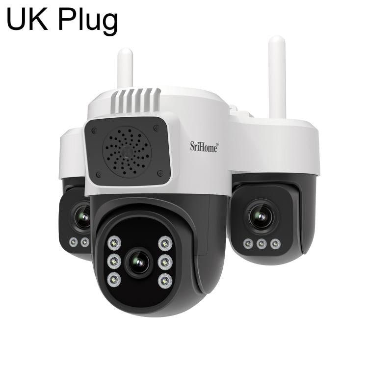 Srihome SH073 6MP Triple Lens Panoramic Surveillance HD Camera, EU Plug, US Plug, UK Plug, AU Plug