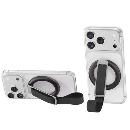 Woven Strap Ring Buckle Rotatable Magnetic Phone Holder