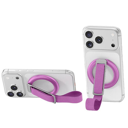Woven Strap Ring Buckle Rotatable Magnetic Phone Holder