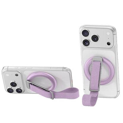 Woven Strap Ring Buckle Rotatable Magnetic Phone Holder
