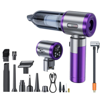 SUITU ZHST-6907D 2 in 1 Smart Brushless Handheld Car Vacuum Cleaner & Tire Inflator, ZHST-6907D