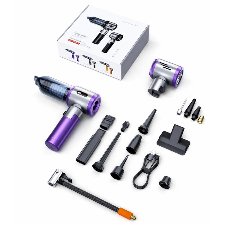 SUITU ZHST-6907D 2 in 1 Smart Brushless Handheld Car Vacuum Cleaner & Tire Inflator, ZHST-6907D